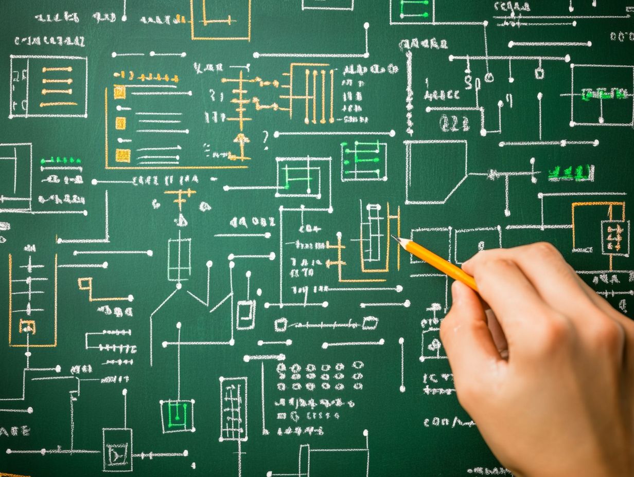 Visual representation of essential data structures in programming.